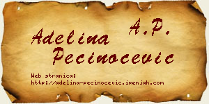 Adelina Pečinoćević vizit kartica
